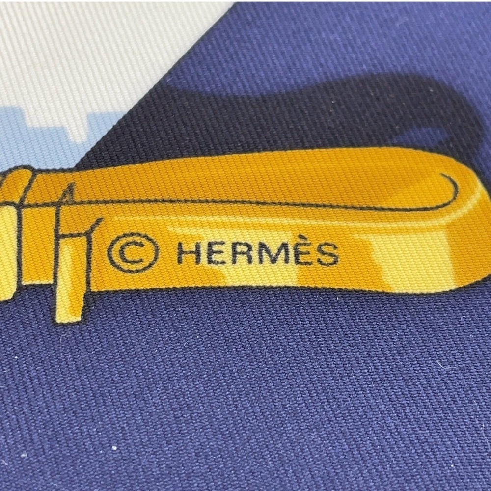 HERMES Vintage Rare Iconic Collectible Carre 90 “Memoire d’Hermes” Silk Scarf - Picture 8 of 9